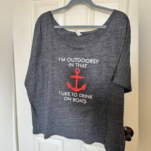 Watergirl boxy tshirt 2xl